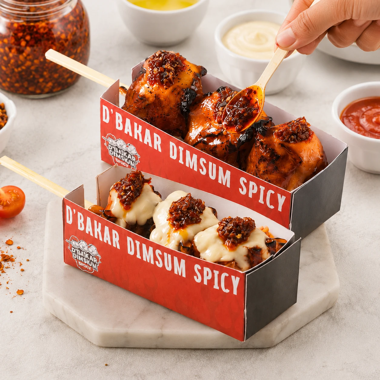 Dimsum Bakar Chili Oil