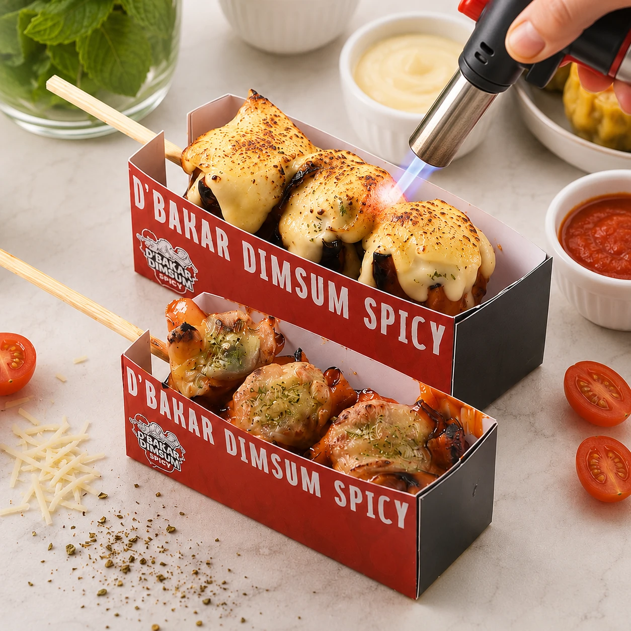 Dimsum Bakar Mozarella